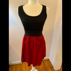 BeBop summer re/black mini dress, size S